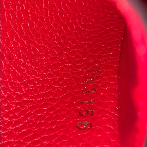 Louis Vuitton Monogram Empreinte Wallet in Pomme Red - Picture 5 of 12